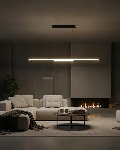 Підвісний світильник, люстра Goldlux 335180 Cordoba LED 1x32W 4000K 4800Lm IP20 чорний - фото 3