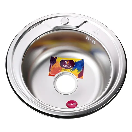 Мийка кухонна Mira MR 490 E Satin 0.6, Satin - фото 1