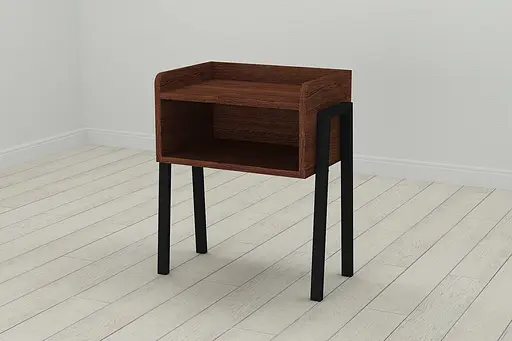 Тумба модульна Ferrum-decor Джузі 540x450x320 метал Чорний ДСП Венге 16 мм (FRD-105506) - фото 3