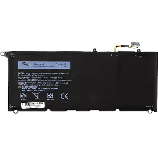 Акумулятор PowerPlant для ноутбуків DELL XPS 13 9350 (JD25G) 7.4V 52Wh