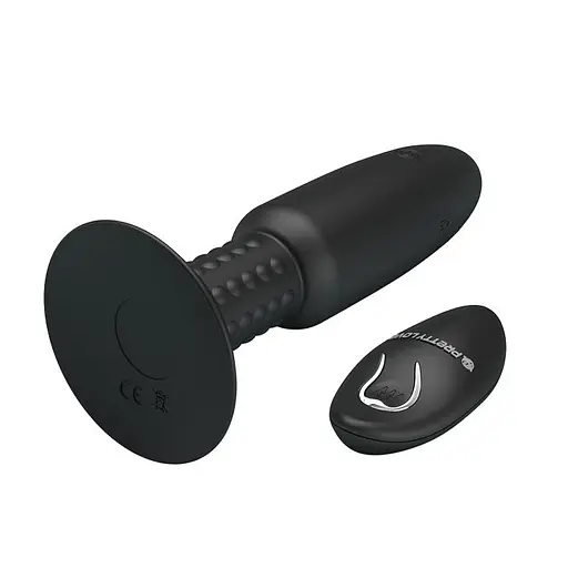 Анальна пробка Pretty Love Beaded For Extra Pleasure 14.6 см (чорний)