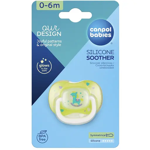 Пустушка Canpol babies Toys силіконова симетрична 0-6 міс. в асортименті (23/291) - фото 9