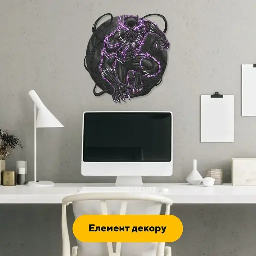 Дерев'яний фігурний пазл Чорна Пантера, А1, Дерев'яна коробка 500+ елементів - фото 4