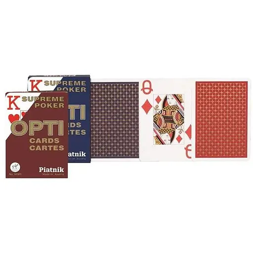 Карти гральні Piatnik Opti Poker (PT-141911) - фото 1