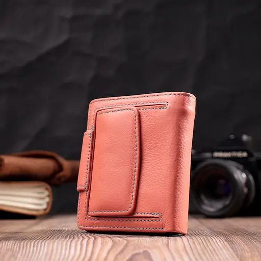 Кожаный женский кошелек ST Leather 10х11.3х1.5 см acs0028370 - фото 8