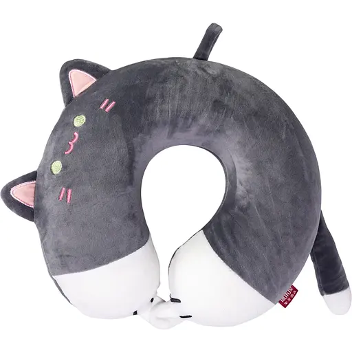 Подушка для шиї Kitty U-подібна темно-сірий HP-56-11BG