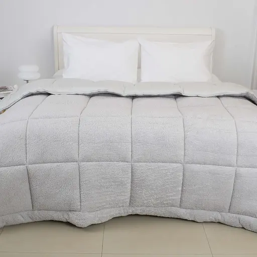 Одеяло ТЕП Teddy 180x210 см светло-серый (1-05208_35050) - фото 1