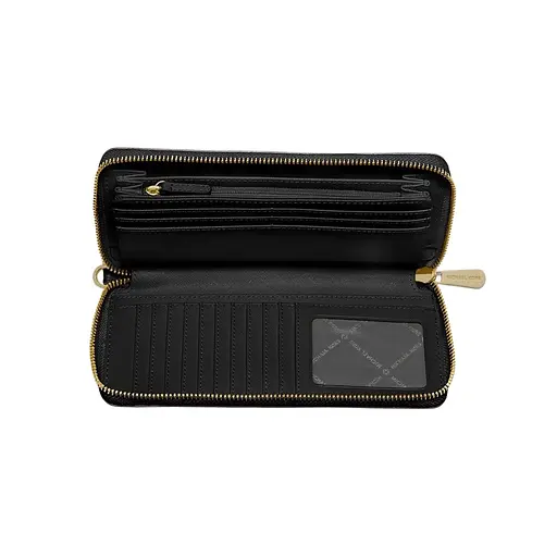 Жіночий шкіряний гаманець MICHAEL KORS (великий, чорний) - фото 2