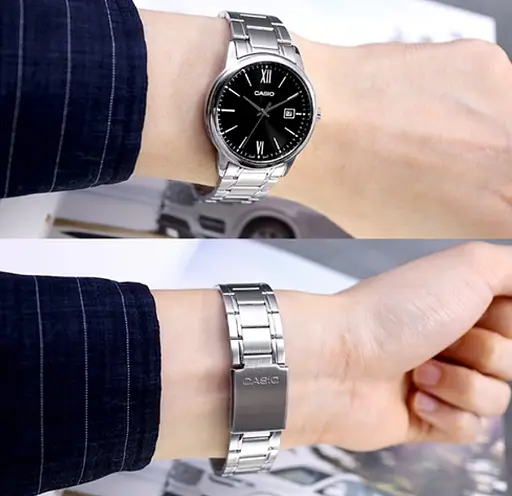 Годинник чоловічий Casio MTP-V002D-1B3 (модуль №2784) - фото 5