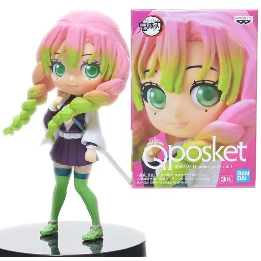 Фигурка Banpresto Q Posket Mini Мицури Канроджи Клинок рассекающий демонов Mitsuri Kanroji  7 см DS МК 151 - фото 1