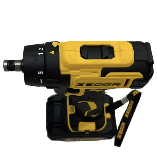 Шуруповерт профессиональный аккумуляторный Zegor CDP-21Q/21В/37 Нм/две скорости/2 батареи 21 В 2 Ач/реверс/подсветка/кейс
 - фото 5