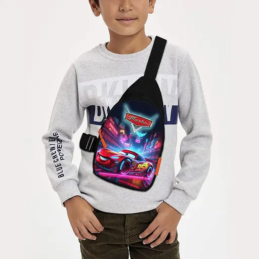 Сумка через плечо детская Тачки Молния Маккуин 29х17 см сумка слинг для мальчика (02216)