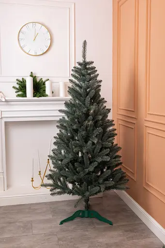 Новогодняя искусственная елка 1 м голубая Рождественская реалистичная ночь Премиум LUGI SOK-22-1 - фото 2