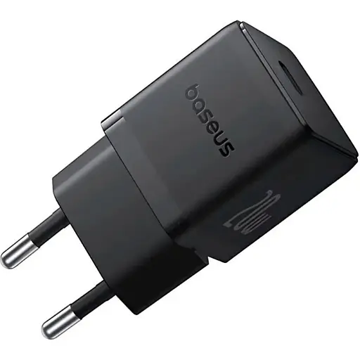 Сетевое зарядное устройство Baseus Palm 1-USB-C 20W Cluster Black (P10111602113-00) [127629] - фото 4