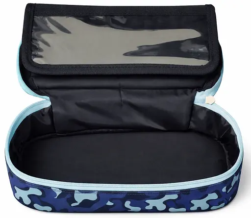 Школьный набор из рюкзака с дождевиком, пенала и сумки для обуви синий LS sum0028860 - фото 6