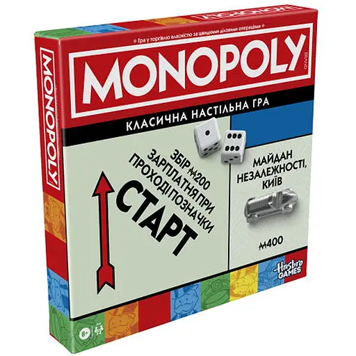 Настільна гра Hasbro Класична Монополія. Україна (Monopoly Ukraine) (укр.) (G0009) - фото 1