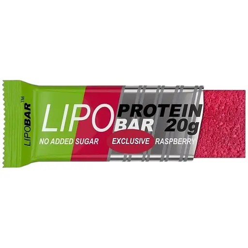 Батончик LipoBar Protein Bar, 50 грам - Малина