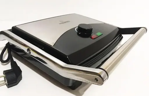 Электроприжимной гриль Crownberg CB-1067 антипригарное покрытие лоток для жира 2000 Вт - фото 6