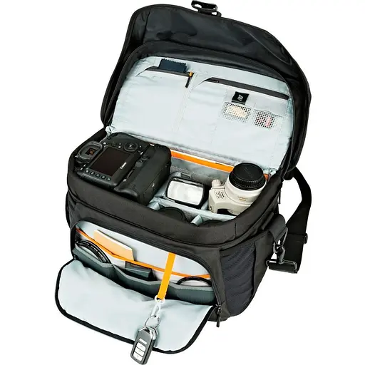 Сумка для фотоаппарата Lowepro Nova 200 AW II Black (LP37142-PWW) [135681] - фото 5