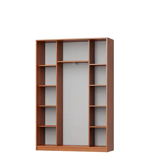 Шафа-купе дводверна MebelStar Комбо AL ДСП/Дзеркало 150x45x210 см Аляска білий (MBS-2722) - фото 2