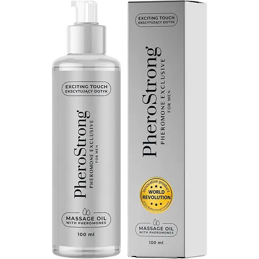 Массажное масло PheroStrong Pheromone Exclusive For Men для мужчин 100 мл