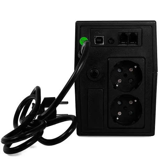 Джерело безперебійного живлення Green Cell 600VA UPS01LCD 600VA 360W 162Vac-290Vac - фото 2