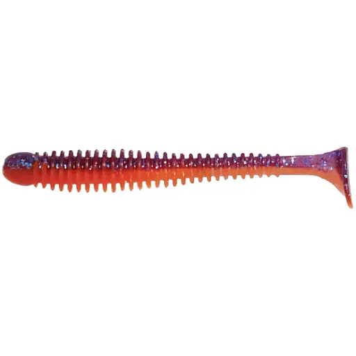 Силикон Crazy Fish Vibro Worm 3.4" #98d кальмар (5 шт/уп)