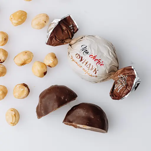 Конфеты Ma`cherie Фундук хрустящий карамель 1 кг - фото 3