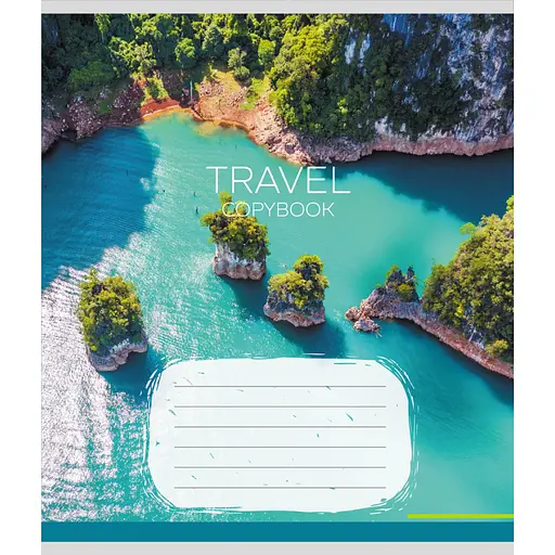 Зошит учнівський "Острови" Leader 036-570175K-4 в клітинку, 36 аркушів - фото 1