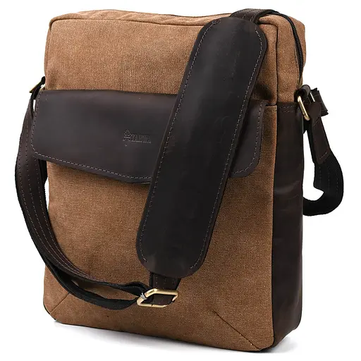 Шкіряна чоловіча сумка через плече TARWA 32х27х8 см nsa0001301 - фото 1