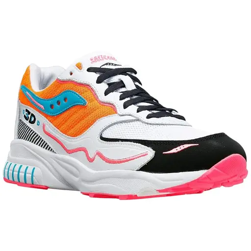 Кросівки Saucony 3D Grid Hurricane 37 White/Orange (1097-S70646-56)
