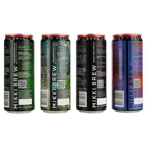 Набір пива Mikki Brew Party Time 4.9-8.5% 3.96 л (12 шт. x 0.33 л) - фото 6