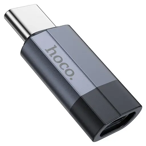 Перехідник адаптер TYPE C male Lightning female Hoco UA29 на 3 ампери - фото 2