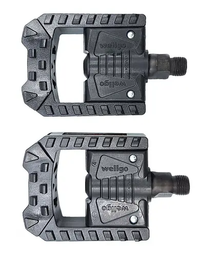 Педали велосипедные складные Пластиковые Wellgo F178 на полимерных подшипниках Черный (G0001517) - фото 2