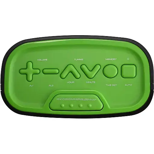 Часы настольные с радио Technoline WT465 Black/Green (WT465 grun) - фото 4