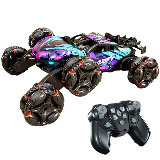 Радиоуправляемая машинка 6x6 Wheel. Вращающая ось. Пускает пар. С фарами