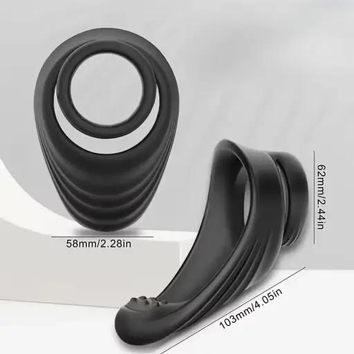 Ерекційне кільце на пеніс та мошонку Love To Love Flux Ring - фото 2