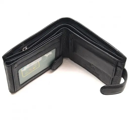 Мужской кожаный портмоне Marco Coverna 12.5х10х2.5 см acs0026390 - фото 5