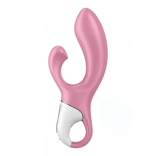 Вібратор-кролик Satisfyer Air Pump Bunny 2 20 см рожевий - фото 2