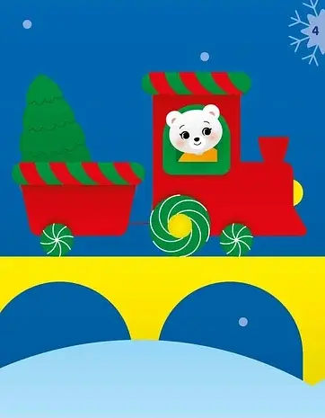 Аппликации наклейками Ранок Снеговик - фото 2