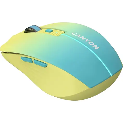 Миша Canyon MW-44 Wireless Charge Yellow Blue (CNS-CMSW44UA) - фото 5