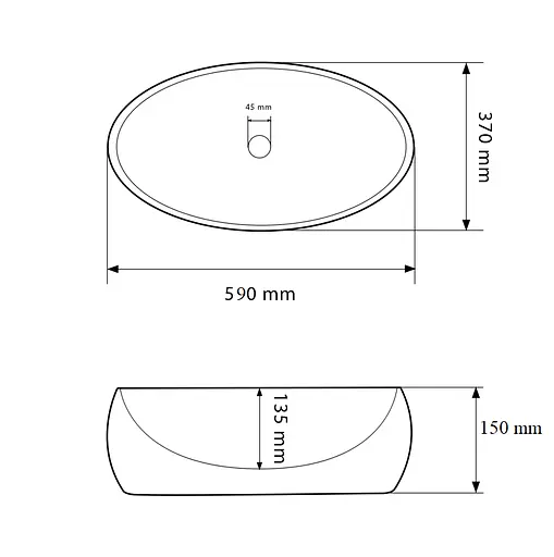 Умивальник VBI Veneto M labradorite накладний VBI-012811, Мармур - фото 3