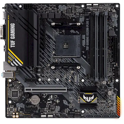 Материнська плата ASUS TUF Gaming A520M-Plus II (TUF Gaming A520M-Plus II) (Socket AM4, AMD A520, Micro-ATX) - фото 1