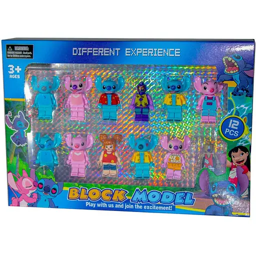 Фігурки Стіч, 12 героїв, 26x18 см, 22654