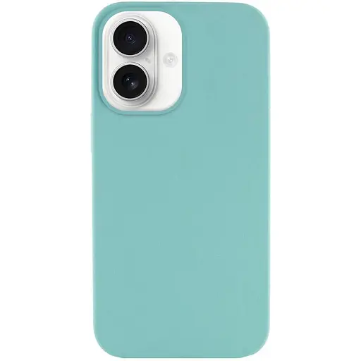 Чохол Epik Silicone Case Full Protective AA NO LOGO для Apple iPhone 16, 6.1 Бірюзовий/Marine Green