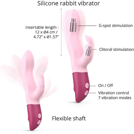 Вібратор-кролик Love To Love Hello Rabbit Rose - фото 5