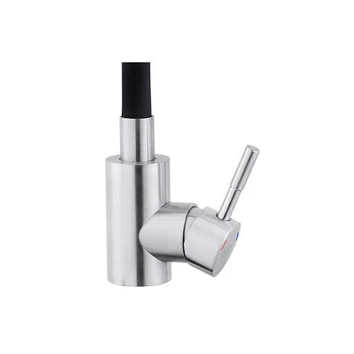 Смеситель для кухни с гибким изливом Kroner KRP Edelstahl Klassisch - ESG035BLK CV024353 Хром матовый - фото 6