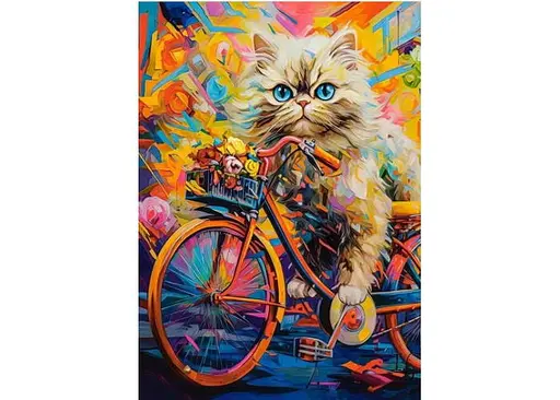 Пазл Castorland puzzle Цветочная прогулка котенка, 500 эл. (B-54015) - фото 2