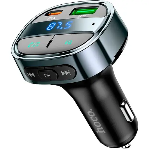 FM-трансмітер Hoco E70 PD30W+QC3.0 Magic Night (765246) [86723]