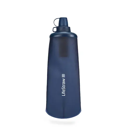 Пляшка-фільтр для води LifeStraw Peak Squeeze 1L High Mountain Blue (1033-LSW LSPSF1MBWW) - фото 2